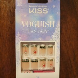 KISS Voguish Fantasy Nail Set- Holiday Stockings, Ornaments